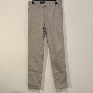 Re-Hash Men's Beige Patterned Chinos, 32x32, nwt